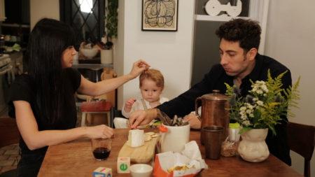 Daniel Gordon & Ruby Sky Stiler Take Baby Steps